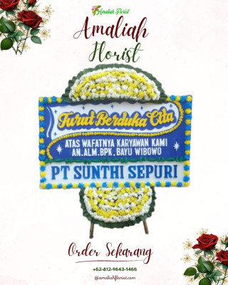 Papan Bunga Duka di Kerkap