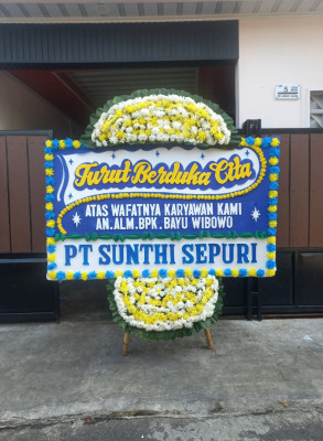 Papan Bunga Duka di Kerkap